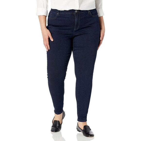 City Chic Women's Apparel Women's Avenue Plus Size Jean Exemplar 18 Plus Ink Bl